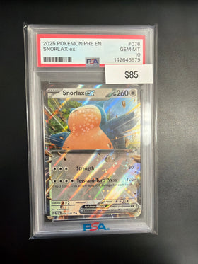 Pokemon Snorlax Prismatic #076 PSA 10