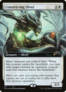 Constricting Sliver (SLD-611) - Secret Lair Drop: (Extended Art) Foil