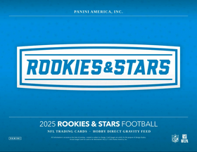 2025 Panini Rookies and Stars Football Gravity Feed Box