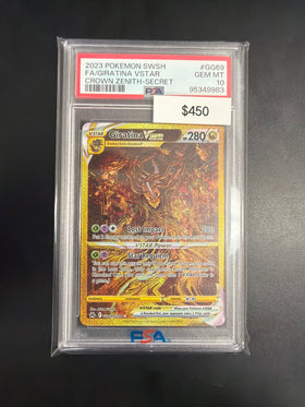Pokemon Giratina VSTAR Crown Zenith #GG69 PSA 10