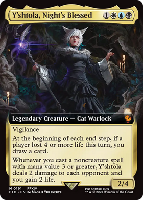 Y'shtola, Night's Blessed (Extended Art) (FIC-191) - Commander: FINAL FANTASY: (Extended Art) Foil