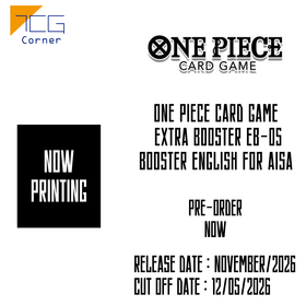 One Piece Card Game EXTRA BOOSTER EB-05 Booster English for Aisa Pre-Order