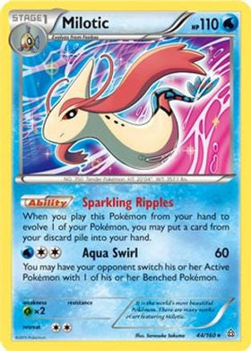 Milotic 44 160 Xy Primal Clash 44 Deck Exclusives