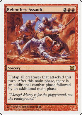 Relentless Assault (9ED-212) - 9th Edition Foil