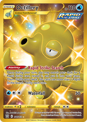 Octillery 178 163 Battle Styles Holofoil