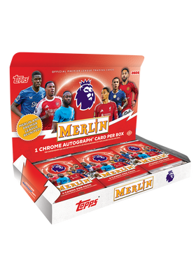 2026 Topps Merlin Premier League Soccer Hobby Box