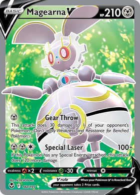 Magearna V 182 195 Silver Tempest Holofoil