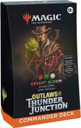 Magic: The Gathering - Outlaws of Thunder Junction Commander Deck - Desert Bloom