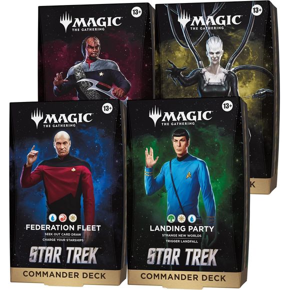 (PRE-ORDER NOV 2026) Magic The Gathering Star Trek Commander Deck Bundle