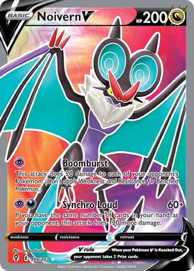 Noivern V 195 203 Evolving Skies Holofoil