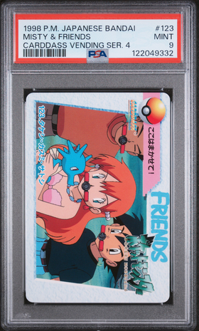 PSA 9 MISTY & FRIENDS CARDDASS VENDING SER. 4