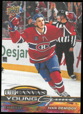 2025-26 Upper Deck Series 2 Ivan Demidov UD Canvas Young Guns RC