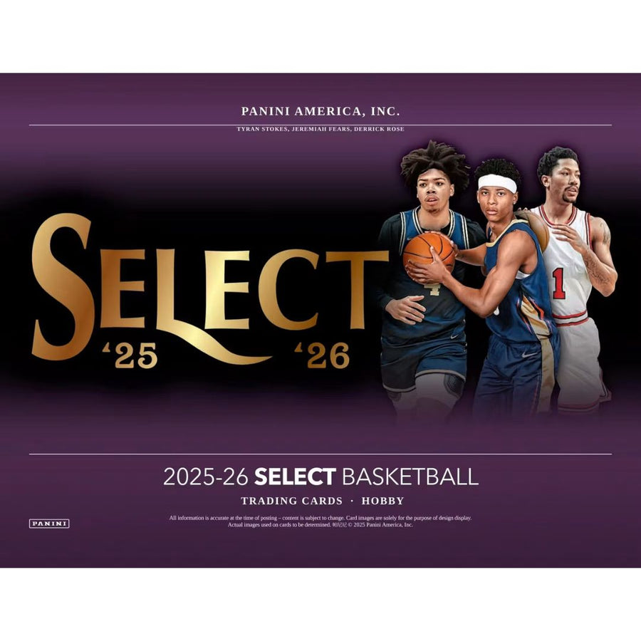 2025/26 Panini Select Basketball Hobby 12 Box Case
