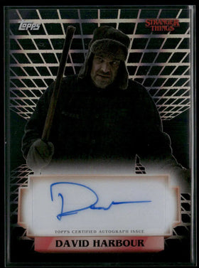 2025 Topps Stranger Things High-Tek Auto David Harbour As Jim Hopper