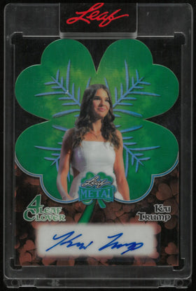 2026 Leaf Metal 4 Leaf Clover Auto Kai Trump /4