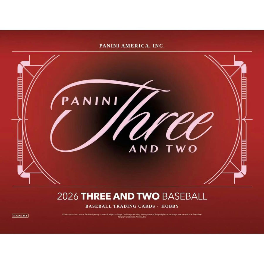2026 Panini Three And Two Baseball Hobby 10 Box Case