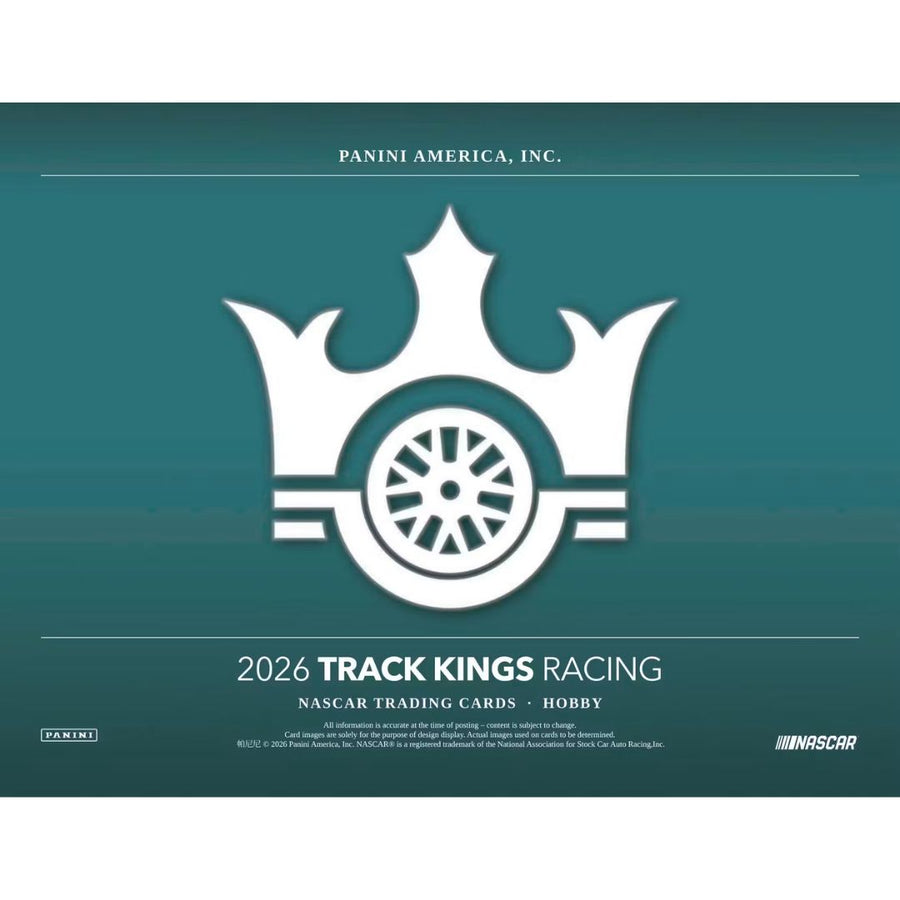 2026 Panini Track Kings Racing Hobby 16 Box Case
