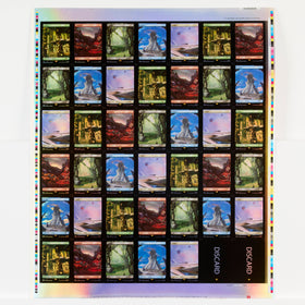 Magic the Gathering - Uncut Sheet: Secret Lair Drop: Transformers - Lands (non-foil)