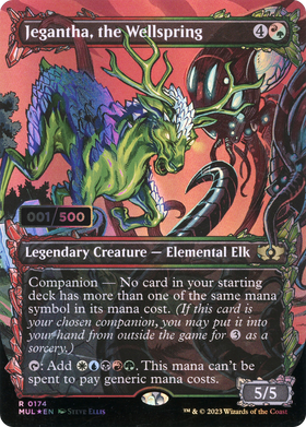 Jegantha, the Wellspring (MUL-174Z) - Multiverse Legends: (Showcase) (Borderless) Foil