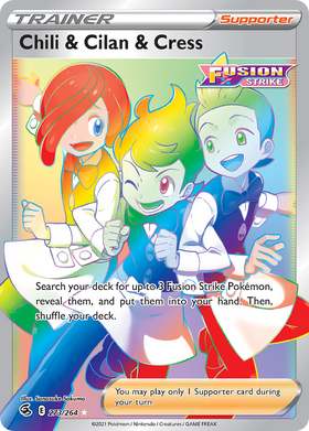 Chili Cilan Cress 273 264 Fusion Strike Holofoil