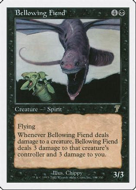 Bellowing Fiend (7ED-119) - 7th Edition Foil