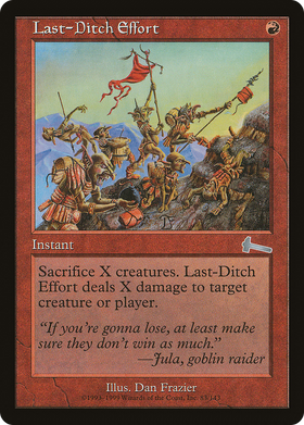 Last-Ditch Effort (ULG-083) - Urza's Legacy Foil