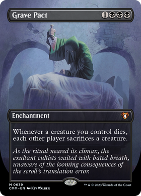 Grave Pact (CMM-639) - Commander Masters (Borderless) Foil