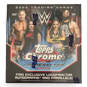 2026 Topps Chrome WWE Wrestling Logofractor Edition Box