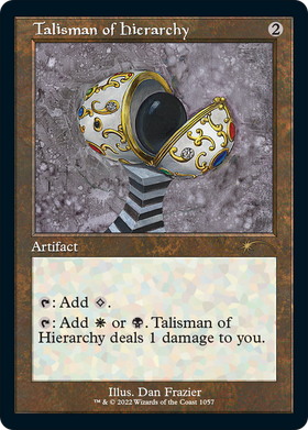 Talisman of Hierarchy (SLD-1057) - Secret Lair Drop Etched Foil