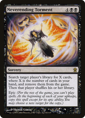 Neverending Torment (SOK-083) - Saviors of Kamigawa Foil