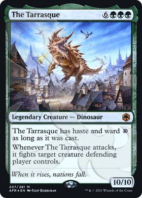 The Tarrasque (AFR&-207A) - Adventures in the Forgotten Realms Promos Foil