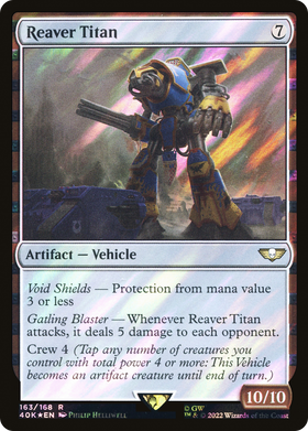 Reaver Titan (40K-163★) - Warhammer 40,000 Commander Foil