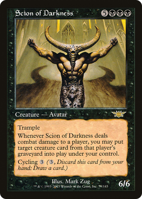 Scion of Darkness (LGN-079) - Legions Foil