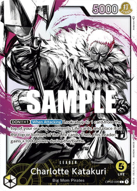 Charlotte Katakuri (099) (Alternate Art) - OP03-099 - (Pillars of Strength)