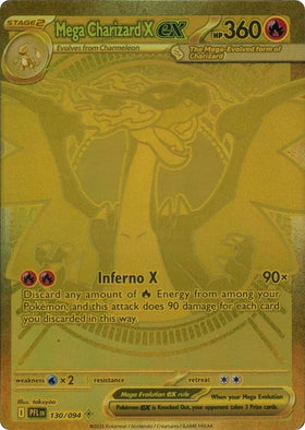 Mega Charizard X ex - 130/094 - ME02: Phantasmal Flames