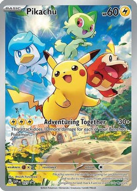 Pikachu 027 27 Sv Scarlet Violet Promo Cards Holofoil