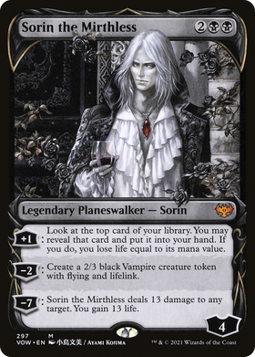 Sorin the Mirthless (VOW-297) - Innistrad: Crimson Vow: (Showcase) Foil