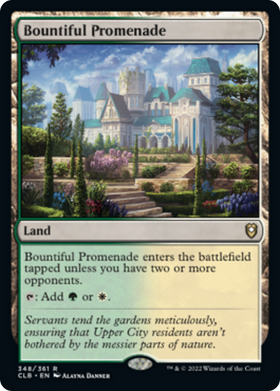 Bountiful Promenade (CLB-348) - Commander Legends: Battle for Baldur's Gate Foil