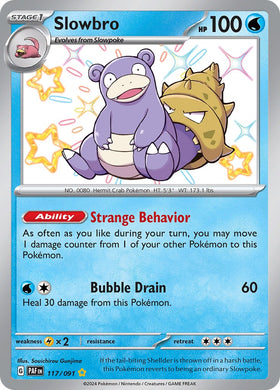 Slowbro - 117/091 - (SV: Paldean Fates)