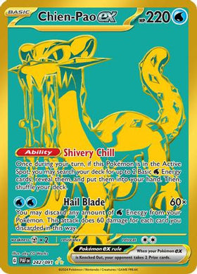 Chien Pao Ex 242 Sv Paldean Fates Holofoil