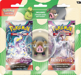 Back to School Eraser 2-Packs Blister - LECHONK