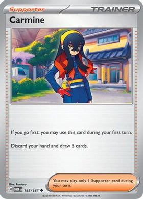 Carmine 145 Sv06 Twilight Masquerade Reverse Holofoil