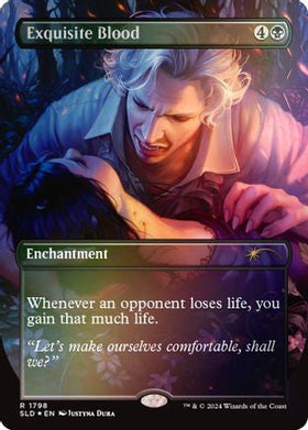 Exquisite Blood (Rainbow Foil) (SLD-1798) - Secret Lair Drop Series Foil