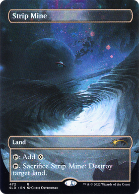 Strip Mine (SLD-472) - Secret Lair Drop (Borderless) Foil
