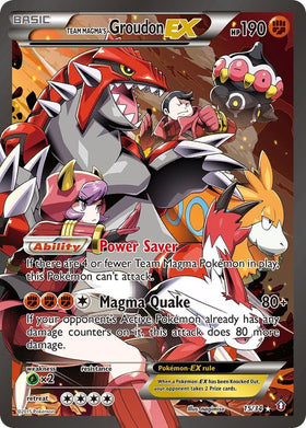 Team Magma's Groudon EX - Double Crisis