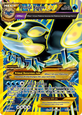 Primal Kyogre EX (Shiny Full Art) - XY - Ancient Origins