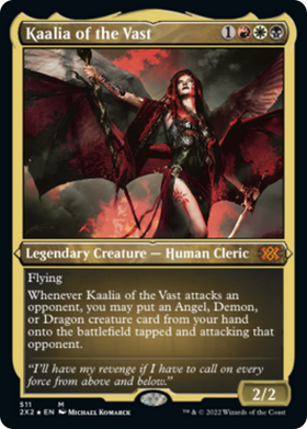 Kaalia of the Vast (2X2-511) - Double Masters 2022 Etched Foil