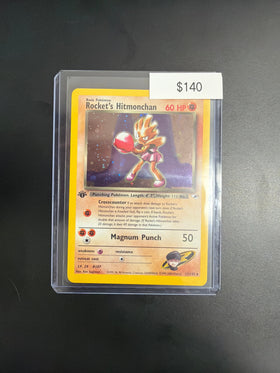 Pokemon Rockets Hitmonchan 1st Ed. #11/132