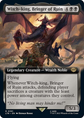 Witch-king, Bringer of Ruin - The Lord of the Rings: Tales of Middle-earth: (Extended Art) Foil