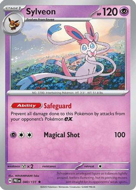 Sylveon 40 Sv Prismatic Evolutions Holofoil